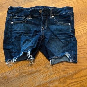 American eagle stretch denim shorts size 2